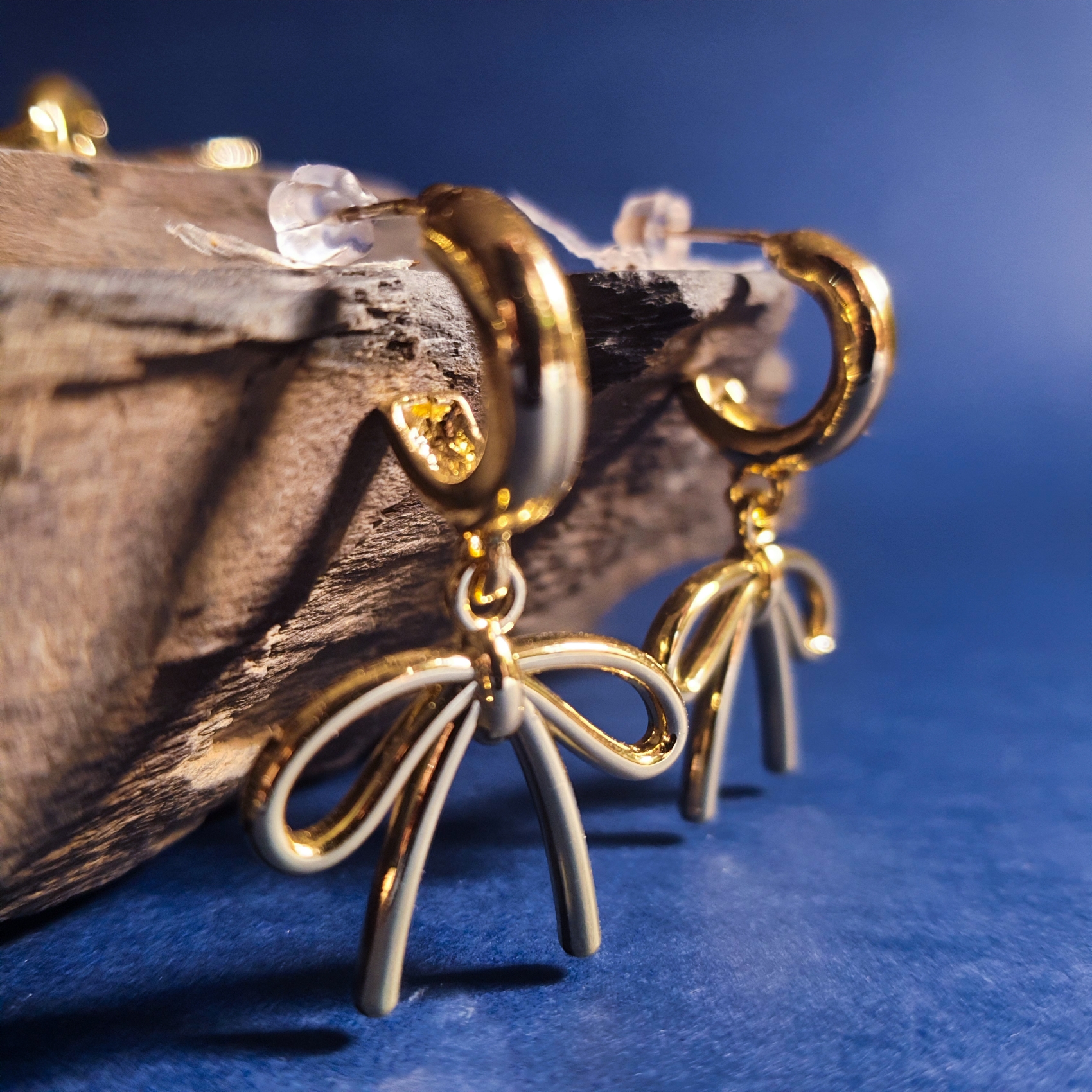 گوشواره پاپیون ریز