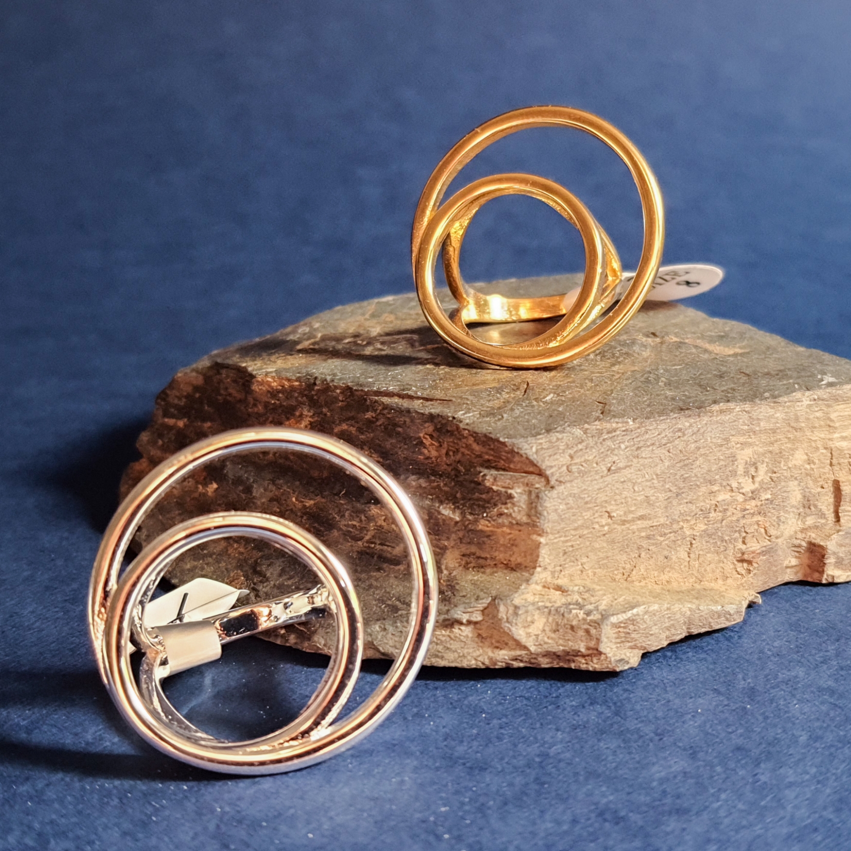 انگشتر استیل مینیمال دایره