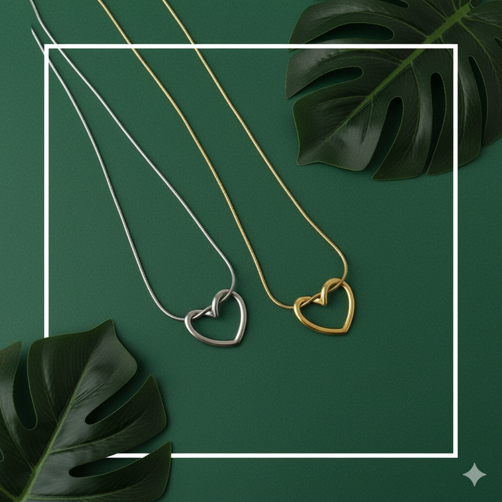 گردنبند قلب مینیمال