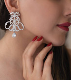 گوشواره جواهری تاج