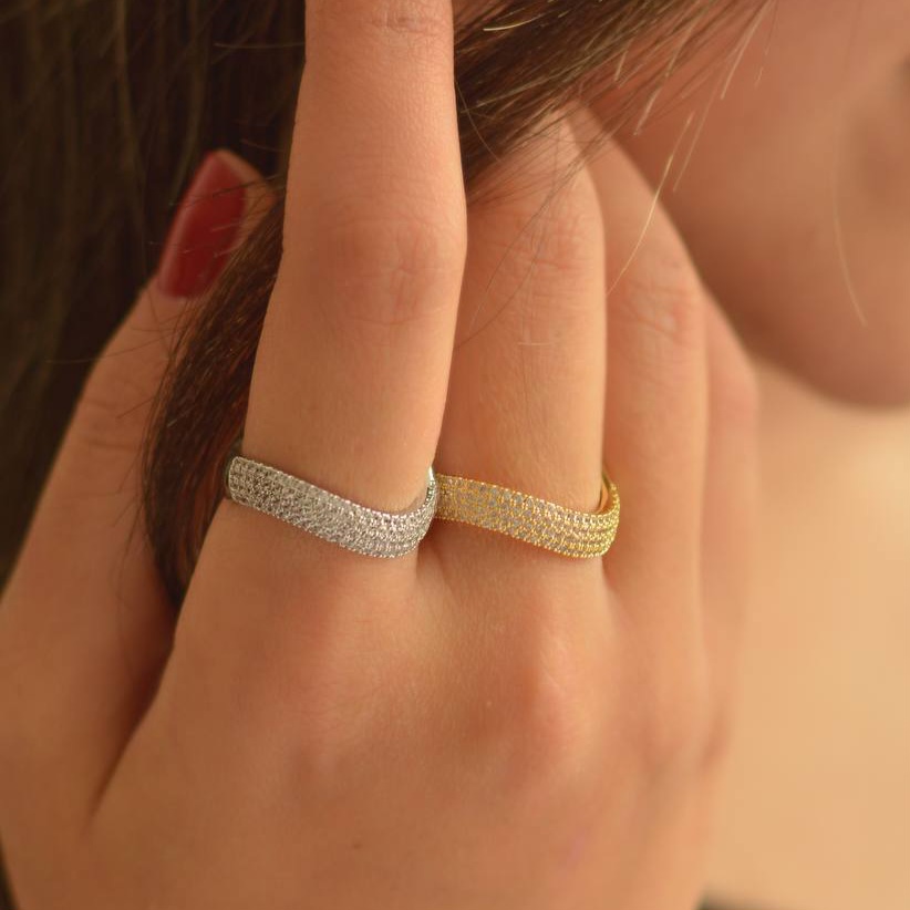 انگشتر جواهری موج آفتاب