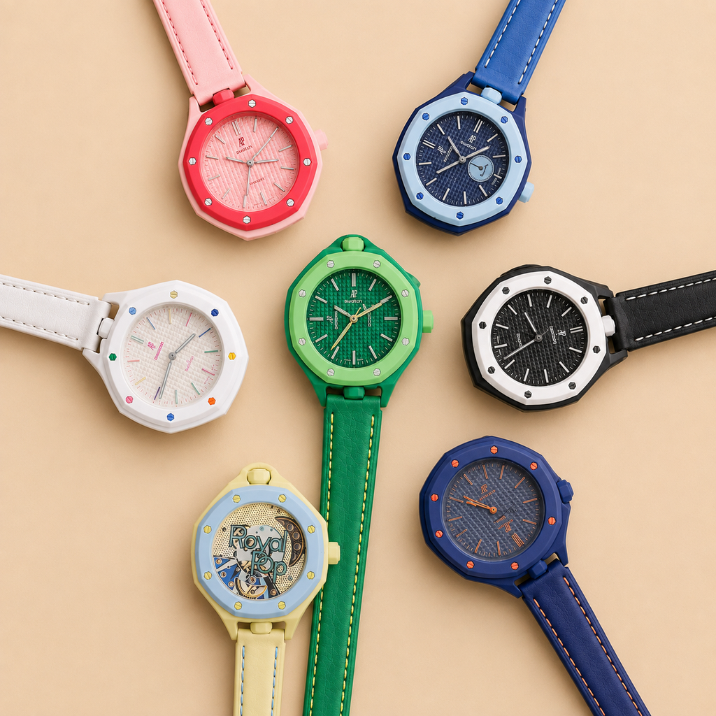 ساعت آویز رویال پاپ AP × Swatch Royal Pop