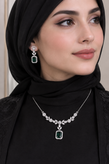 نیم ست زمرد باگتی