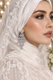 گوشواره جواهری آویز