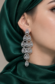 گوشواره جواهری آویز