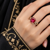 انگشتر زنانه ژوپینگ نگین درشت
