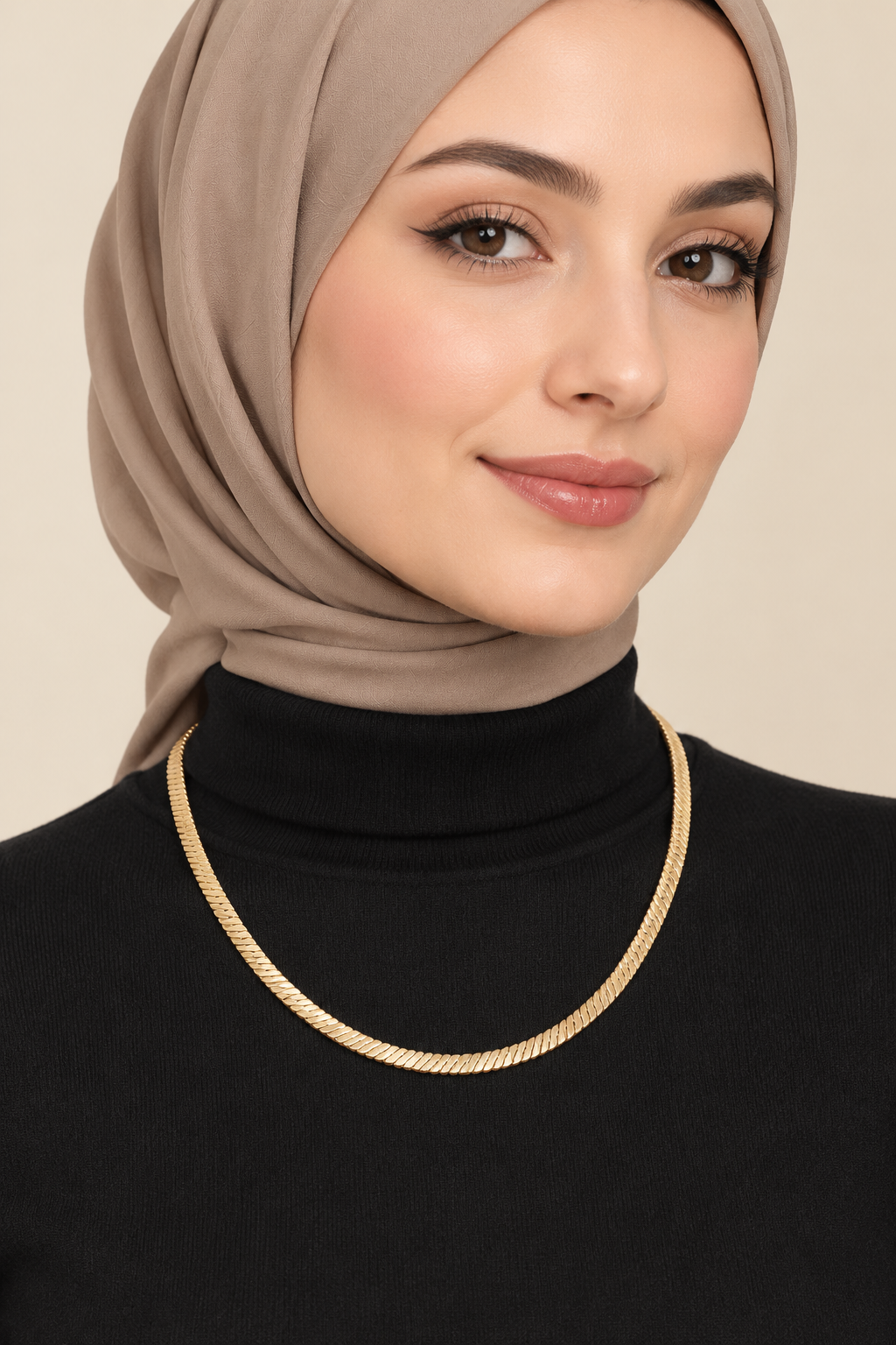 گردنبند ژوپینگ مدل هرینگبون